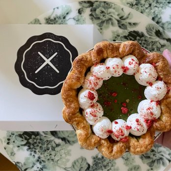 Pie Dreams - Strawberry matcha pie! Yum! - Desserts Near Me - Newark, California