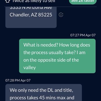 STG Auto Group - Written $18,000 offer from STG before driving to Chandler. - Used Car Dealers Near Me - Chandler, Arizona
