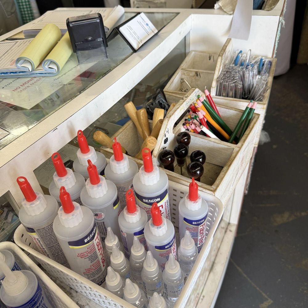 Fabric Planet - Supplies by the register when you check out. - Fabric Stores Near Me - Venice, California