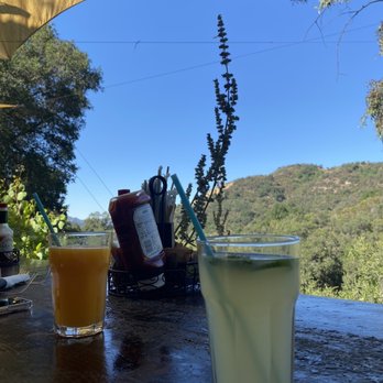 Cafe on 27 - The view and some drinks. - Breakfast & Brunch Near Me - Topanga, California