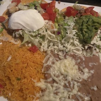Mi Casa - Shrimp tostada and beef chalupa - Mexican Near Me - St. Marys, Georgia