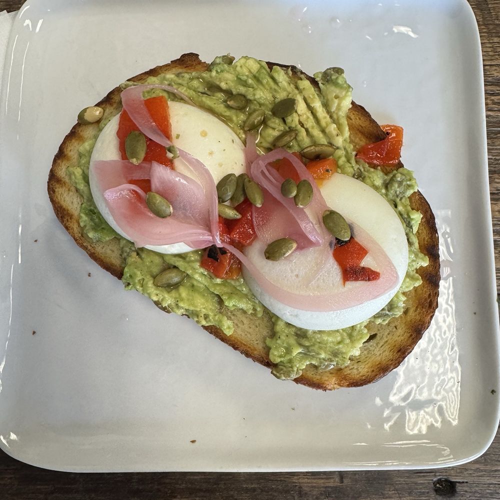 Mika's - Poached Egg Avocado Toast - Cafes Near Me - San Marcos, California Mika's - Poached Egg Avocado Toast - Cafes Near Me - San Marcos, California