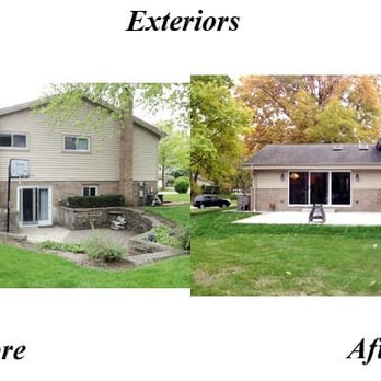 Chicago Ironman Properties - We removed a sunk in patio, filled in the existing lower level sliding door and installed a new window... - Real Estate Services Near Me Chicago Ironman Properties - We removed a sunk in patio, filled in the existing lower level sliding door and installed a new window... - Real Estate Services Near Me