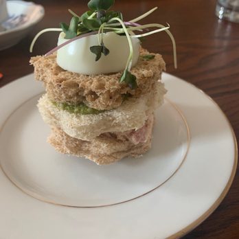 Hyco House - Ham salad, pesto sandwich w egg on top! - Venues & Event Spaces Near Me - Mathews, Virginia
