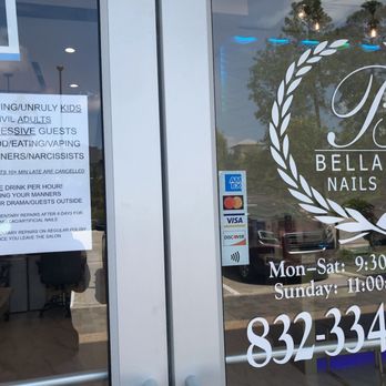 Bellacio Nails and Spa - Sign. - Nail Salons Near Me - Conroe, Texas Bellacio Nails and Spa - Sign. - Nail Salons Near Me - Conroe, Texas
