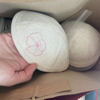 Ella Judaica - Embroidered beige kippot - Gift Shops Near Me - Beverly Hills , California Ella Judaica - Embroidered beige kippot - Gift Shops Near Me - Beverly Hills , California