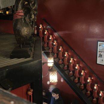 Thai District - Loved the little monks with the candle lights going upstairs - Thai Near Me - Long Beach, California
