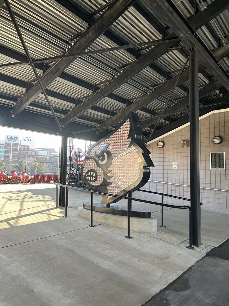 CARDINAL BASEBALL HEAD SCULPTURE - 3015 S 3rd St, Louisville, Kentucky ...