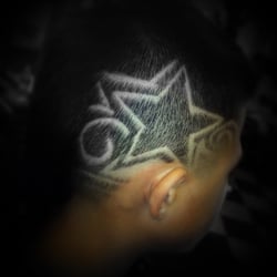 Faded Times Barber Shop - Faded with designs