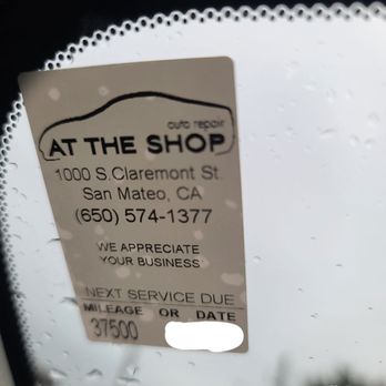 At the Shop Auto Repair - Auto Repair Near Me - San Mateo, California