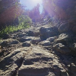 A climb to the top. A climb to the top.