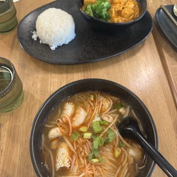 Dok Khao Thai Eatery - tom yum noodles and tofu panang curry - Thai Near Me - Chevy Chase, Maryland