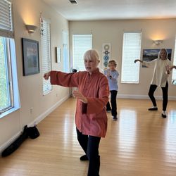 Austin Tai Chi and Neighborhood Yoga - Checkout Margie in the 2001 Celebrex commercial on YouTube.  This is the jacket she wore.
