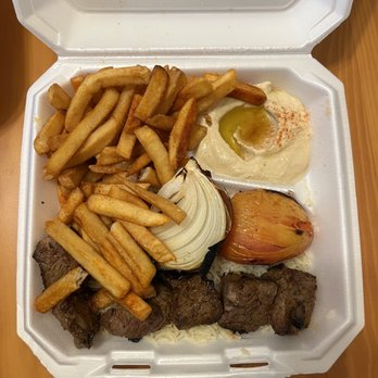 Damasquino - Beef Kabob Plate - Middle Eastern Near Me - Glendora, California