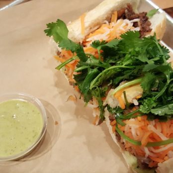 Nguyen's Kitchen - Grilled Pork Sandwich $6.95 - Vietnamese Near Me - Orange, California Nguyen's Kitchen - Grilled Pork Sandwich $6.95 - Vietnamese Near Me - Orange, California
