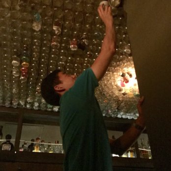 Mosto - Adding our own time capsule to the ceiling - Cocktail Bars Near Me - San Francisco, California Mosto - Adding our own time capsule to the ceiling - Cocktail Bars Near Me - San Francisco, California