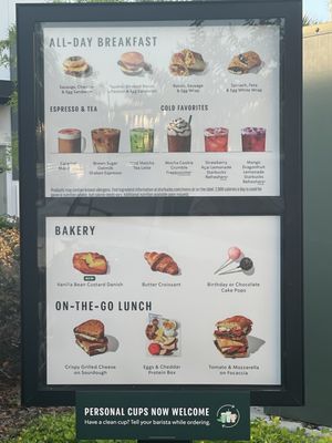 Menu photo 6 Starbucks Winter Garden, FL