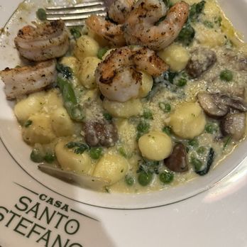 Casa Santo Stefano - Gnocchi with mushrooms and shrimp - Sicilian Near Me - Tampa, Florida