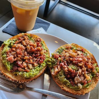 Sago Coffee - Avocado bacon bagel. YuM! - Coffee & Tea Near Me - Jacksonville Beach, Florida