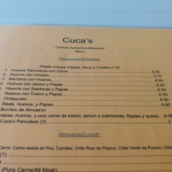 Cuca's Restaurant - The menu - Latin American Near Me - Pico Rivera, California Cuca's Restaurant - The menu - Latin American Near Me - Pico Rivera, California