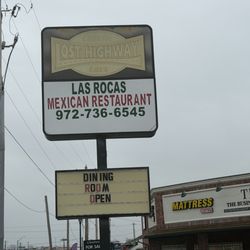 Las Rocas Mexican Cocina - Signage