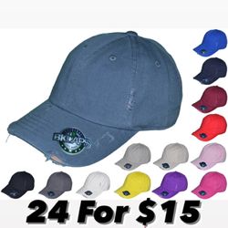 Hudson Valley Print Shop - Vintage Destress Dad Hats. 
Mix and Match. 
(No Setup Fee)
Prices: 24 Hats For $15 each.
36 Hats For $14 each.
60+ Hats For $10 each.