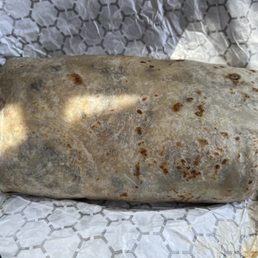 Humongous chicken burrito. Humongous chicken burrito.