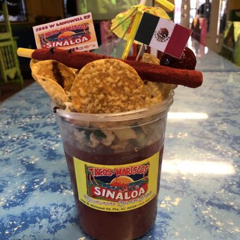 Tacos y Mariscos Sinaloa - a taco and chips cup - Mexican Near Me - Phoenix, Arizona Tacos y Mariscos Sinaloa - a taco and chips cup - Mexican Near Me - Phoenix, Arizona