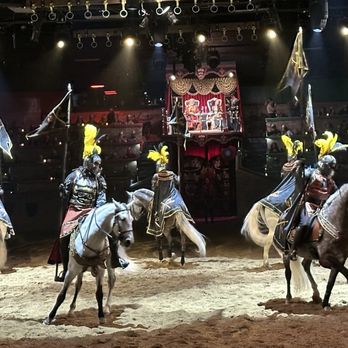 Medieval Times Dinner & Tournament - Knights are introduced. - Dinner Theater Near Me - Buena Park, California Medieval Times Dinner & Tournament - Knights are introduced. - Dinner Theater Near Me - Buena Park, California