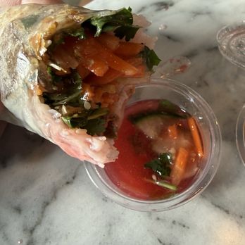 Rollup - Garlic shrimp spring roll. - Vietnamese Near Me - Milwaukee, Wisconsin Rollup - Garlic shrimp spring roll. - Vietnamese Near Me - Milwaukee, Wisconsin