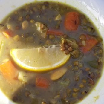 ChocolaTree - Saffron coconut Dahl soup (cup size) - Vegetarian Near Me - Sedona, Arizona ChocolaTree - Saffron coconut Dahl soup (cup size) - Vegetarian Near Me - Sedona, Arizona