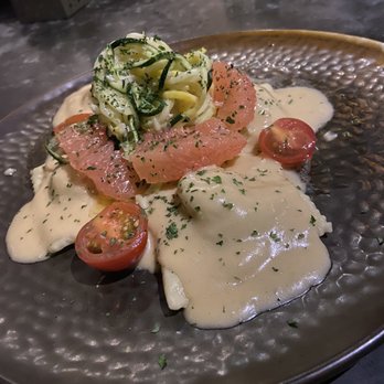 Level 5 Rooftop Restaurant - ''Agnolotti''(raviolis) - Cocktail Bars Near Me - Albuquerque, New Mexico