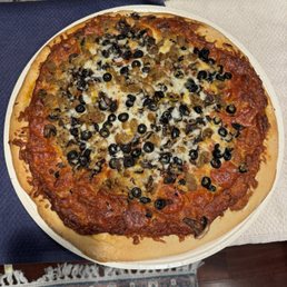 You see where the toppings are! None on the outer edge of the pizza? What's up with that! You see where the toppings are! None on the outer edge of the pizza? What's up with that!