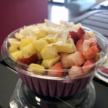The Health Bar - This is an Ube Nice...it has Lavender Ube, mango and coconut plus fresh cut banana, strawberry, pineapple and granola - Acai Bowls Near Me - Rockledge, Florida The Health Bar - This is an Ube Nice...it has Lavender Ube, mango and coconut plus fresh cut banana, strawberry, pineapple and granola - Acai Bowls Near Me - Rockledge, Florida