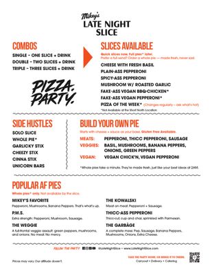 Menu photo 1 Mikey's Late Night Slice Columbus, OH