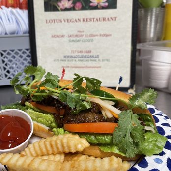 Lotus Vegan Restaurant - Aulac Sub (Banh Mi) - Vietnamese Near Me - Pinellas Park, Florida Lotus Vegan Restaurant - Aulac Sub (Banh Mi) - Vietnamese Near Me - Pinellas Park, Florida