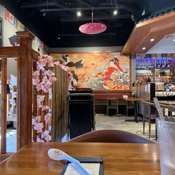 Ten Gu Ramen - My seat and view. Exit to the left, kitchen to the right. - Ramen Near Me - Visalia, California Ten Gu Ramen - My seat and view. Exit to the left, kitchen to the right. - Ramen Near Me - Visalia, California