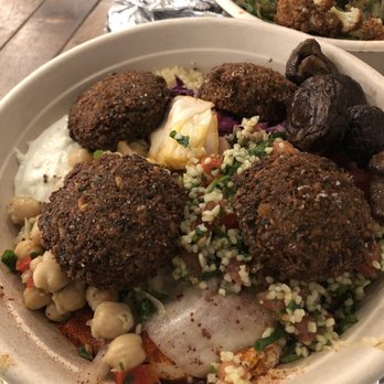 YAFO Kitchen - Hummus & Grain Bowl with Falafel - Middle Eastern Near Me - Charlotte, North Carolina