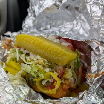 Garcia's Hot Dog - "Dog with Everything" $10 well spent! - Hot Dogs Near Me - Indianapolis, Indiana Garcia's Hot Dog - "Dog with Everything" $10 well spent! - Hot Dogs Near Me - Indianapolis, Indiana