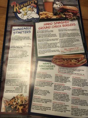 Menu photo 5 Rooster's Waterfront Restaurant Clarkston, WA