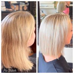 Syrens Hair Parlor - Before and After - Hair by Lyndi Jones at Syrens Hair Parlor