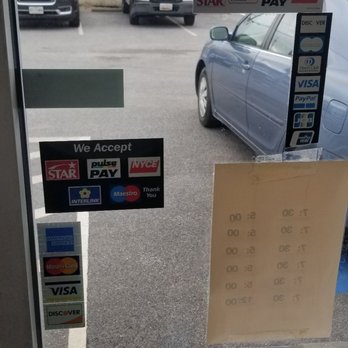 Upper Marlboro Lube and Maintenance - Credit card emblems on the door of this business; however NO CARDS ARE ACCEPTED. This is a cash-only business. - Oil Change Stations Near Me - Upper Marlboro, Maryland Upper Marlboro Lube and Maintenance - Credit card emblems on the door of this business; however NO CARDS ARE ACCEPTED. This is a cash-only business. - Oil Change Stations Near Me - Upper Marlboro, Maryland