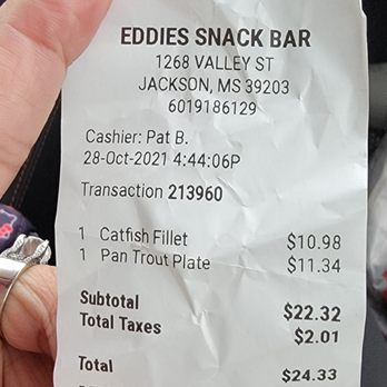 Eddie & Ruby's Snack Bar - Fast Food Near Me - Jackson, Mississippi