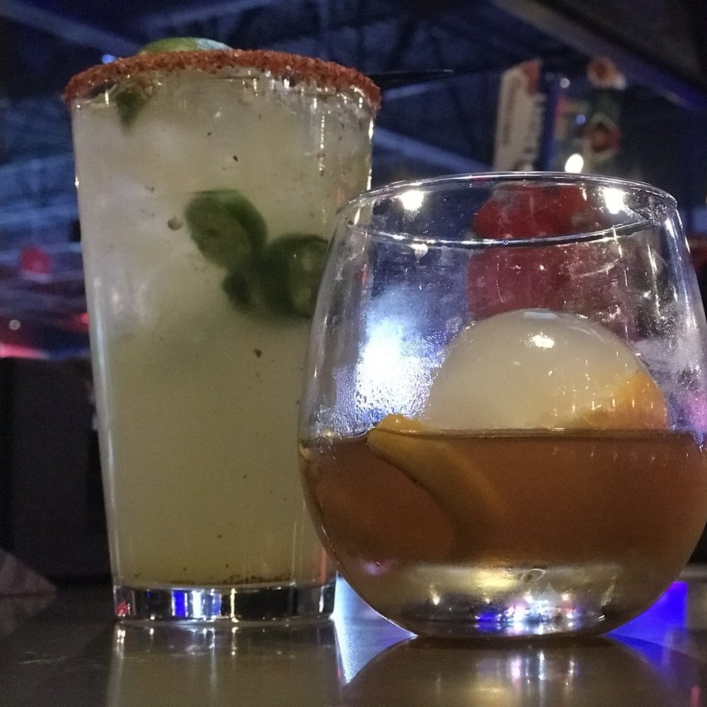 Mavrix - Mmmm... A Jalapeño Piña Margaritaand a Smokey Old Fashioned. - Bowling Near Me - Scottsdale, Arizona Mavrix - Mmmm... A Jalapeño Piña Margaritaand a Smokey Old Fashioned. - Bowling Near Me - Scottsdale, Arizona