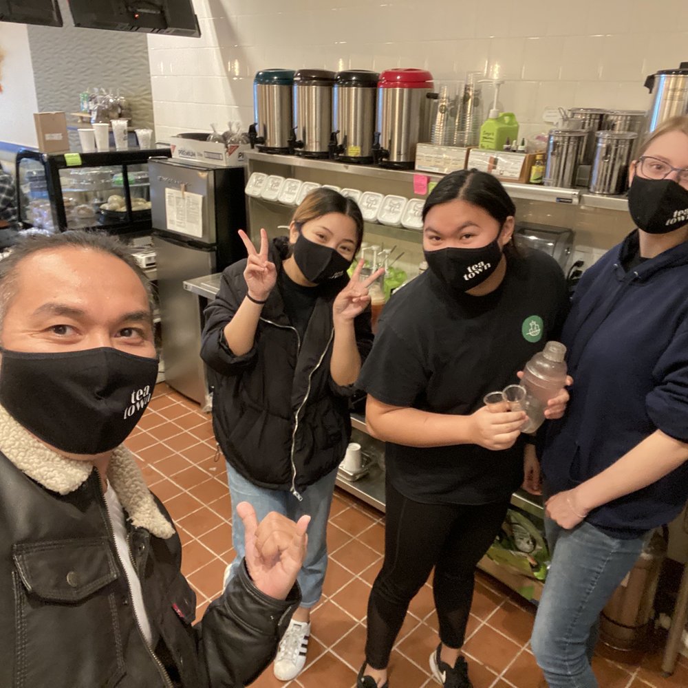 Tea Town - With the crew - Coffee & Tea Near Me - Plano, Texas