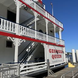 Exterior outside entrance of Savannah Riverboat Cruises - Outside of boat - Savannah, Georgia Exterior outside entrance of Savannah Riverboat Cruises - Outside of boat - Savannah, Georgia