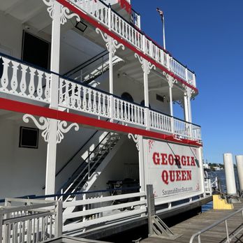 Savannah Riverboat Cruises - Outside of boat - Tours Near Me - Savannah, Georgia
