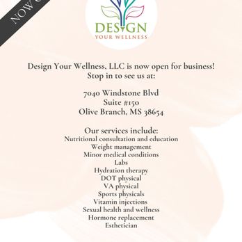 Design Your Wellness - IV Hydration Near Me - Olive Branch, Mississippi