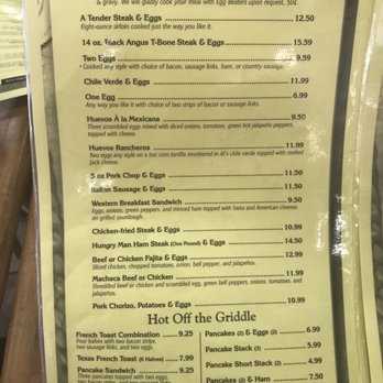 Al's Cafe - Breakfast menu - Mexican Near Me - Fresno, California
