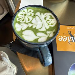 Matcha latte art = 10/10 Matcha latte art = 10/10